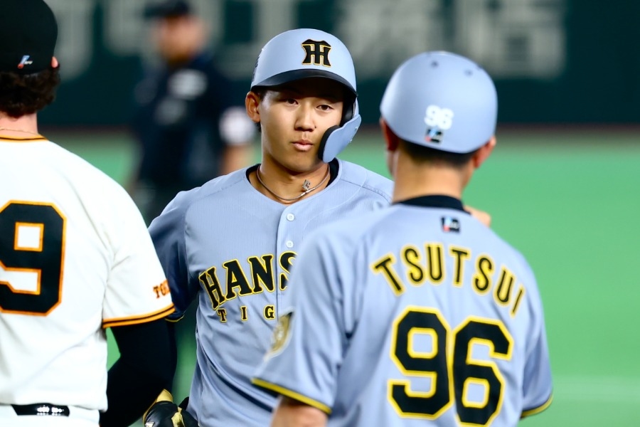 阪神立石正廣巨人3連戰14支7首轟 阪神橫掃登龍頭