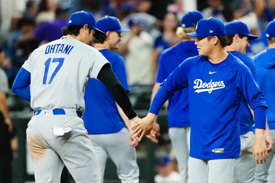道奇100勝 大谷翔平山本由伸登MLB海報