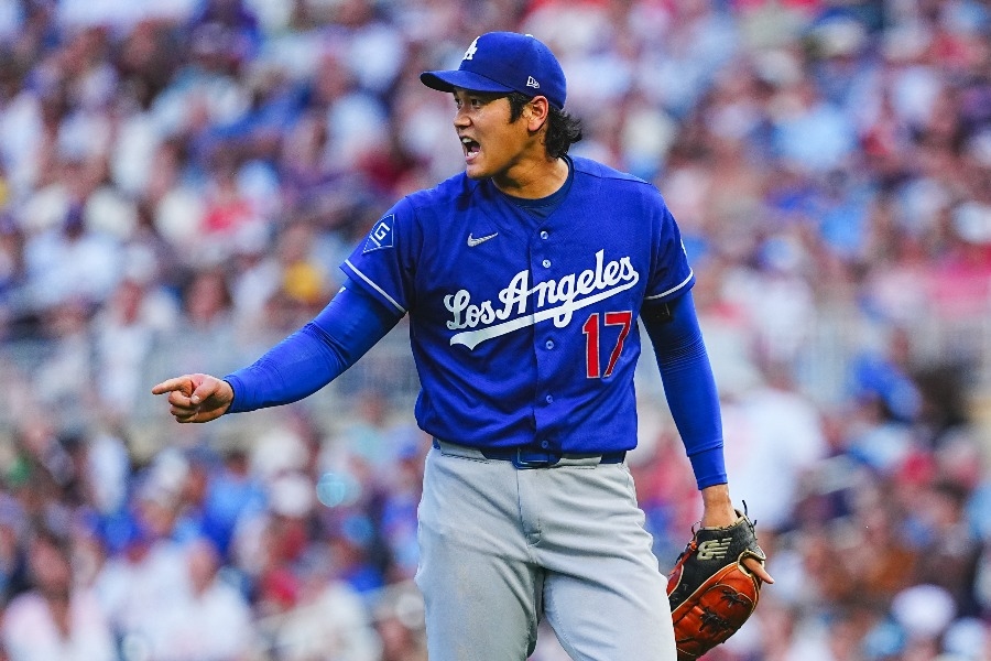 大谷翔平先發拿第8勝 首局隊友美技接殺他當場吐舌