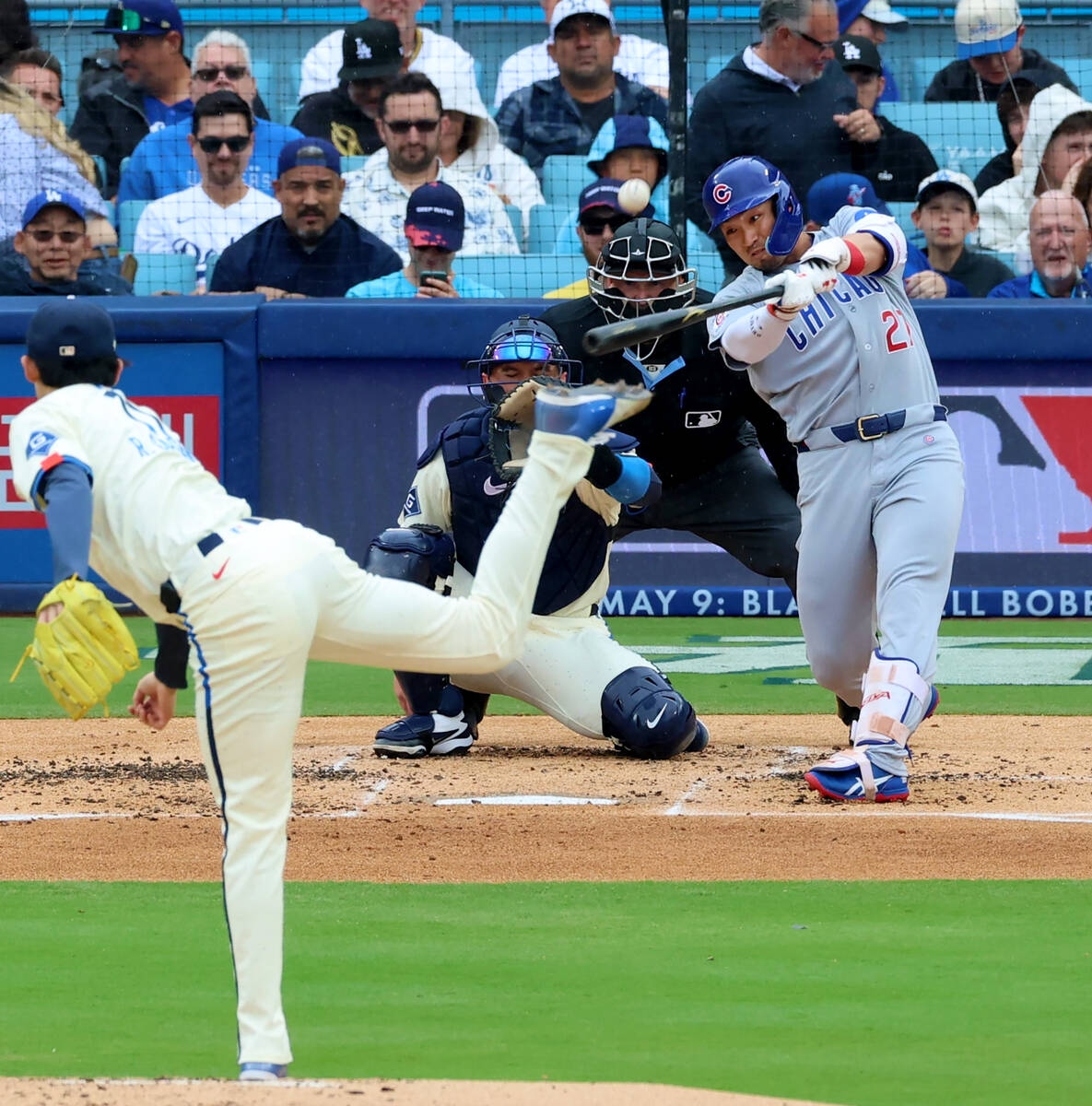 鈴木誠也轟出5戰4轟 佐佐木朗希挨砲 道奇球場驚呼 小熊10連勝氣勢如虹