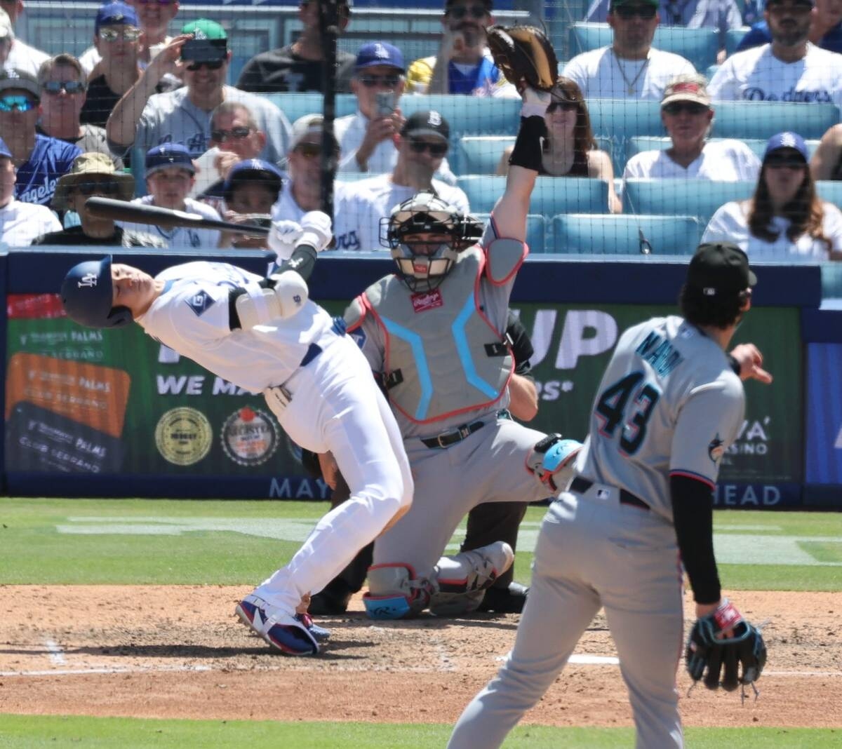 道奇連敗 兩天得分未超過2 大谷翔平2打數無安打