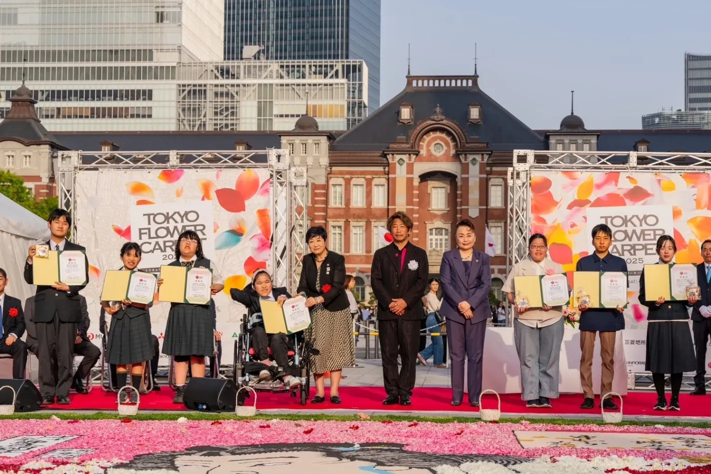 東京花瓣地毯藝術活動「東京インフィオラータ2026」登場 5 大會場接力登場