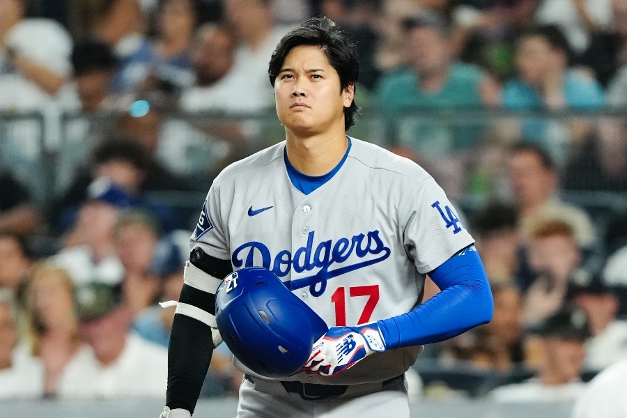 大谷翔平右肱二頭肌發炎 季後賽出賽機率50%