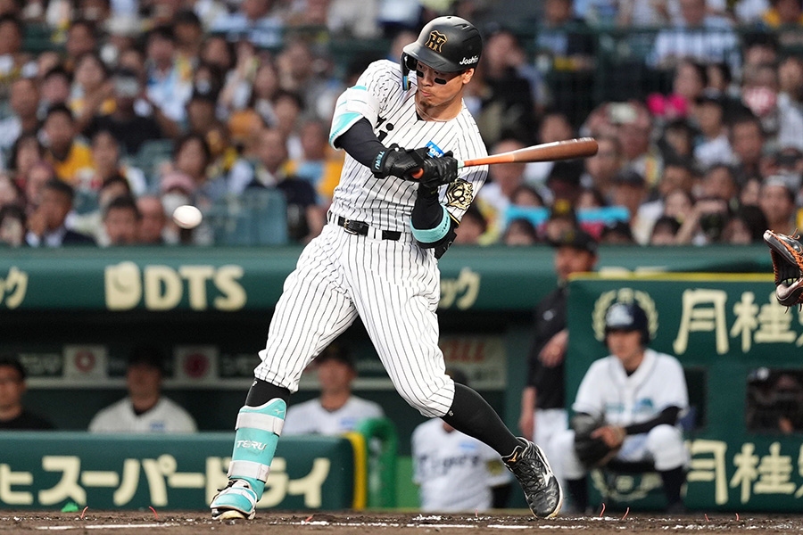阪神3比0完封讀賣巨人卻被雨打斷 7局滿壘輪到佐藤輝明前就裁定