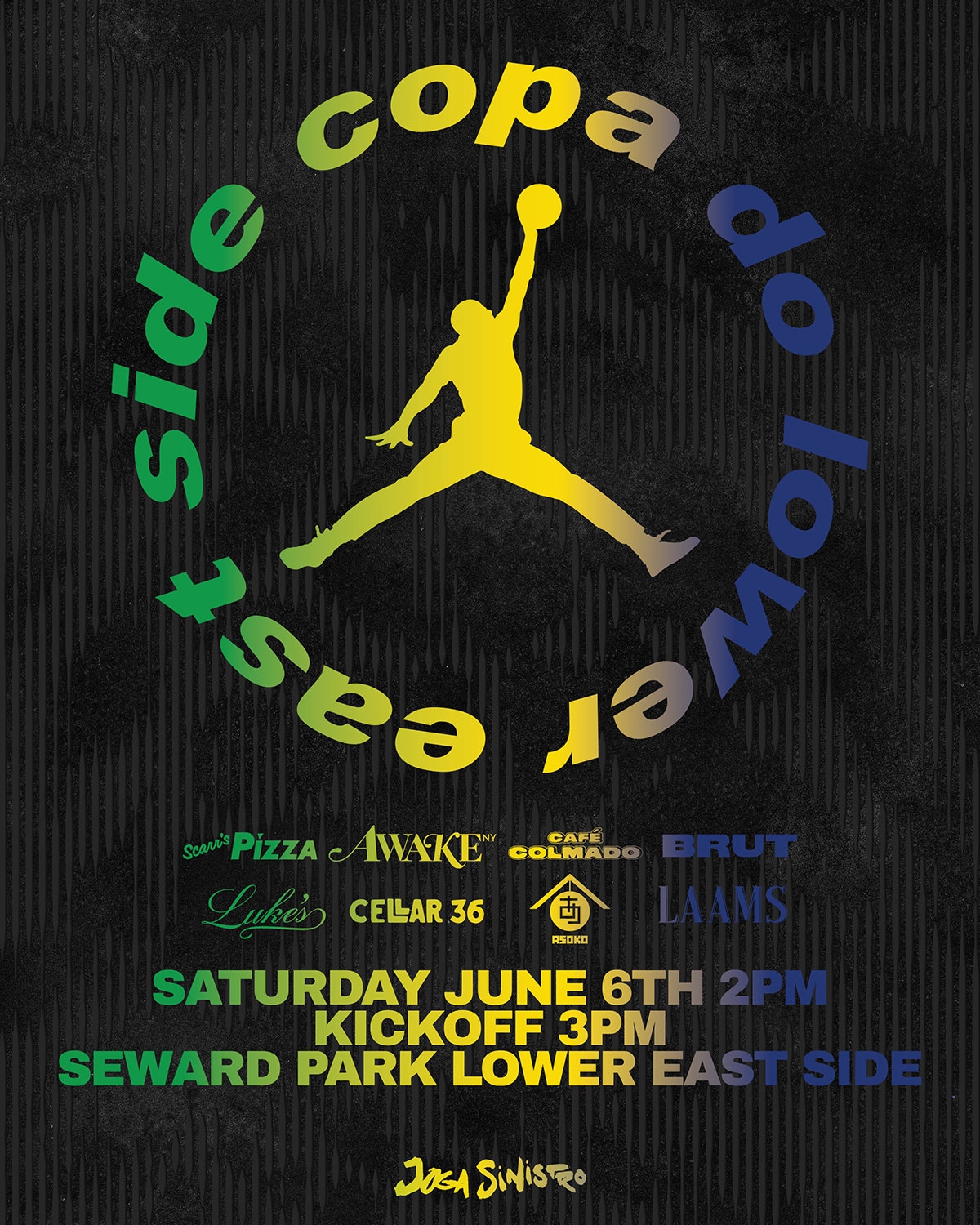 Jordan Brand 曼哈頓下東城辦友誼足球賽 Copa Do Lower East Side