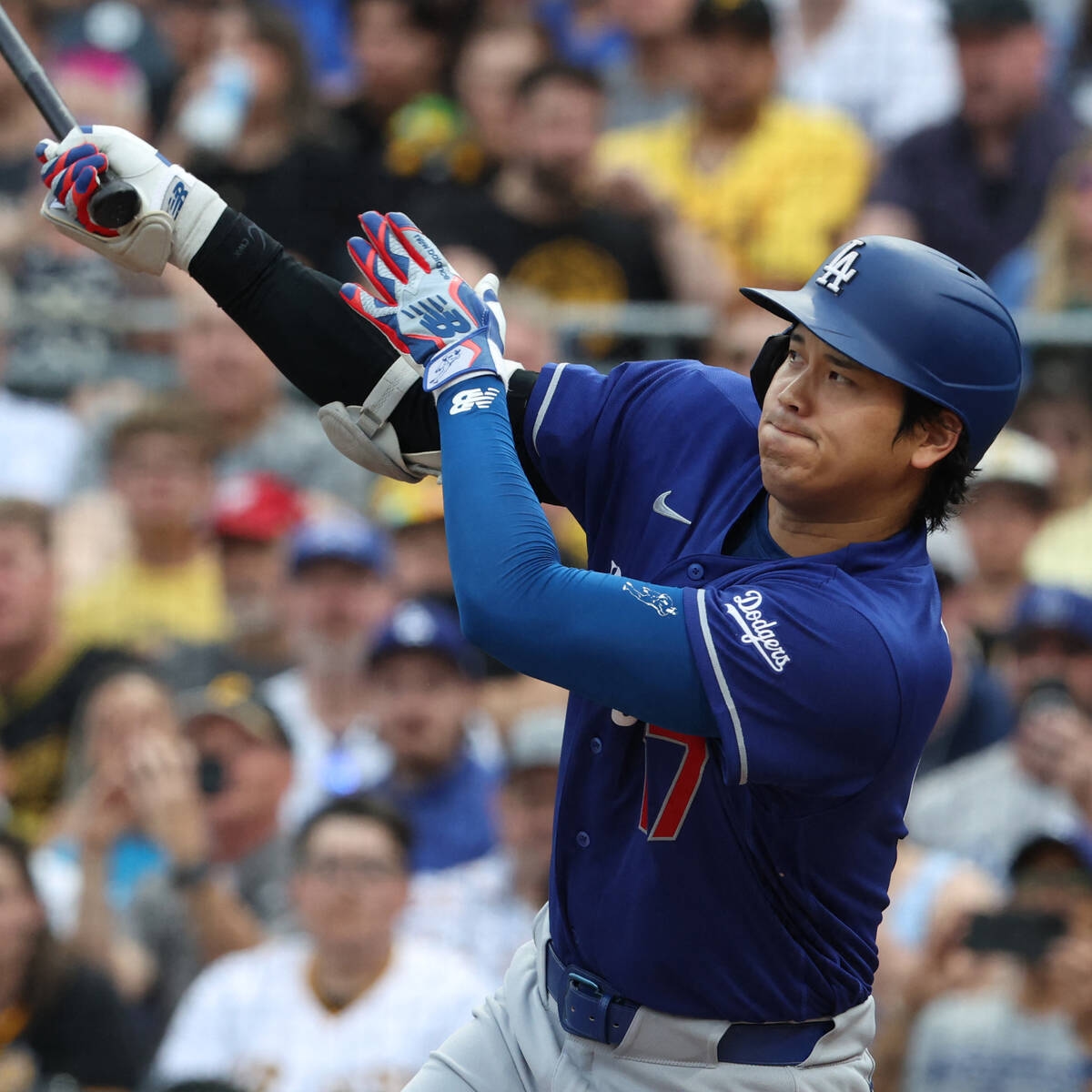 大谷翔平連2打席揮空 9戰首轟再等等