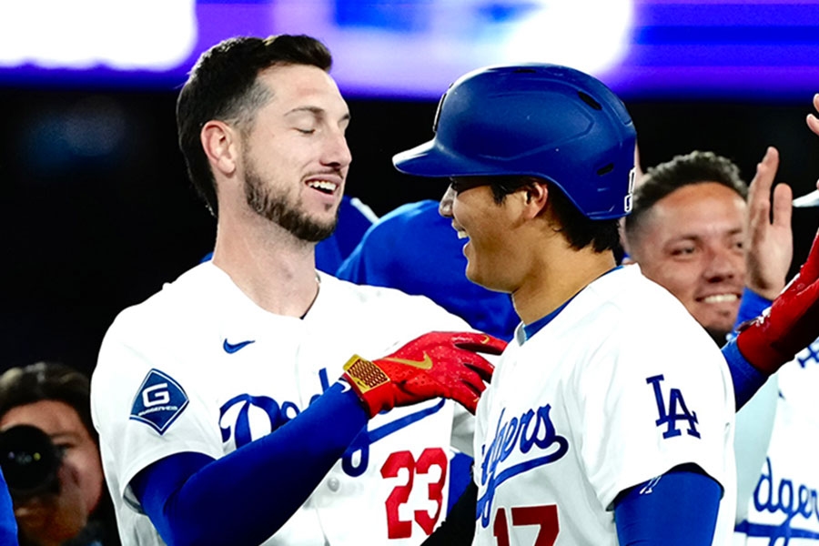 道奇塔克敲再見安打 大谷翔平助攻縮小分差