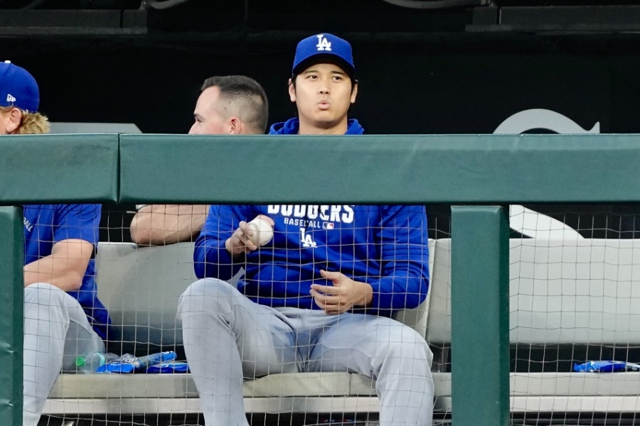 大谷翔平左膝發炎休1場 道奇教頭樂觀明天回先發
