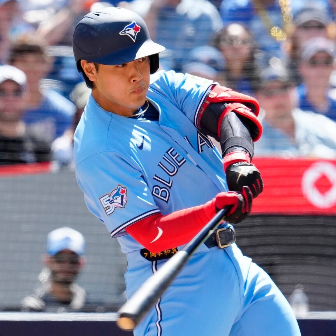 MLB／岡本和真6局適時安打帶動逆轉 藍鳥9天來首度連勝