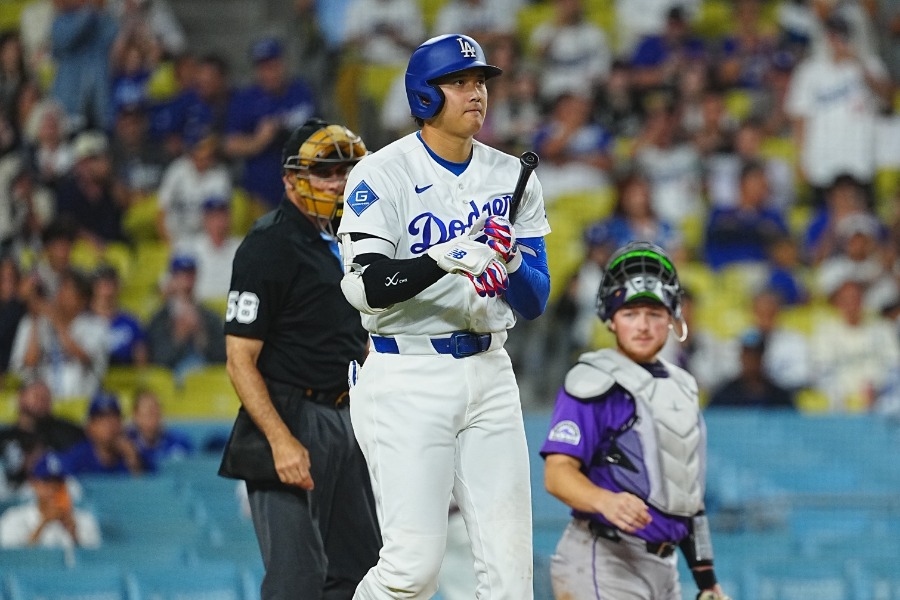 大谷翔平9局同點被申告敬遠 本季第10次讓轉播席笑出聲