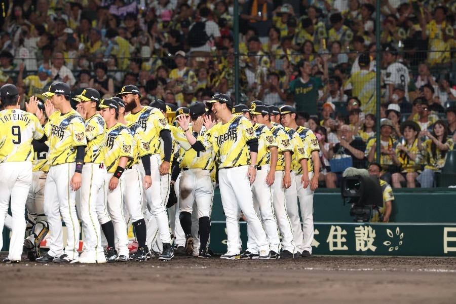 阪神1比0完封巨人 並列首位結束前半戰