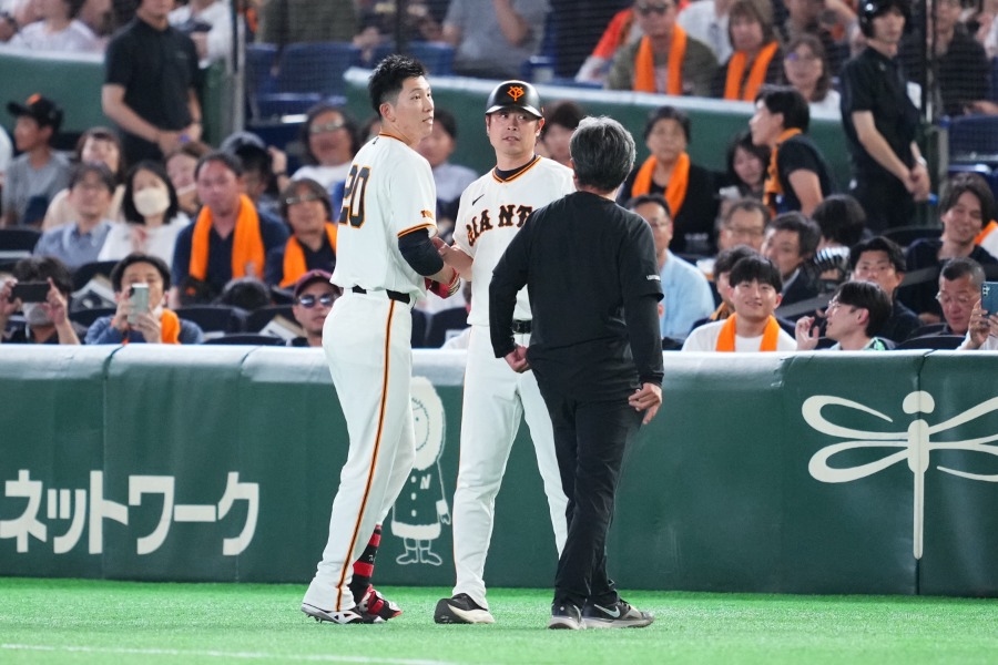 戶鄉翔征5局無安打後跑壘傷退 巨人牛棚失守遭阪神逆轉