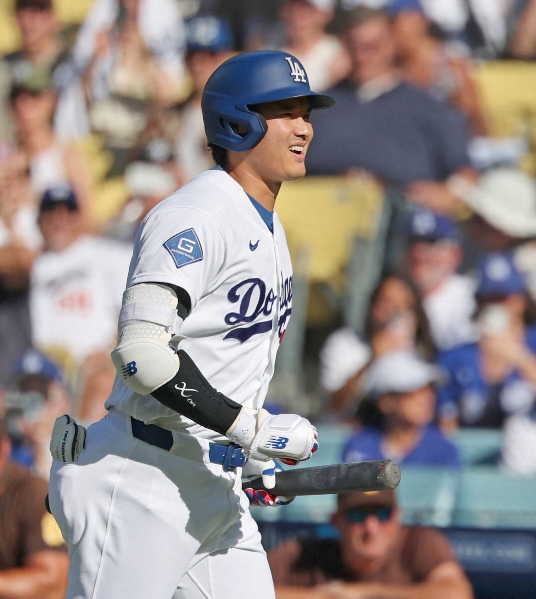 大谷翔平1棒DH先發 挑戰2戰連轟