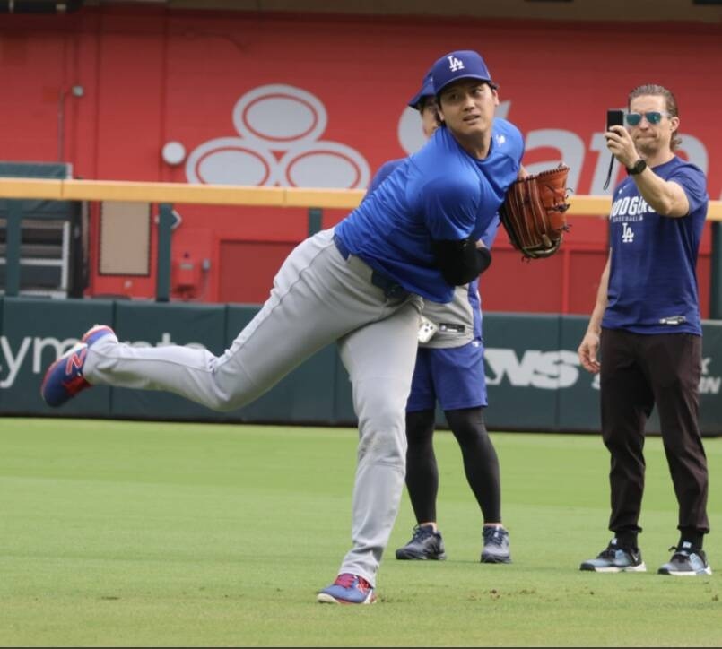 大谷翔平連2天傳接球 31日有望復出登板