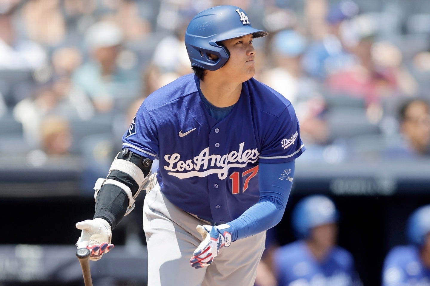 大谷翔平首局二壘安打 道奇遭大都會逆轉