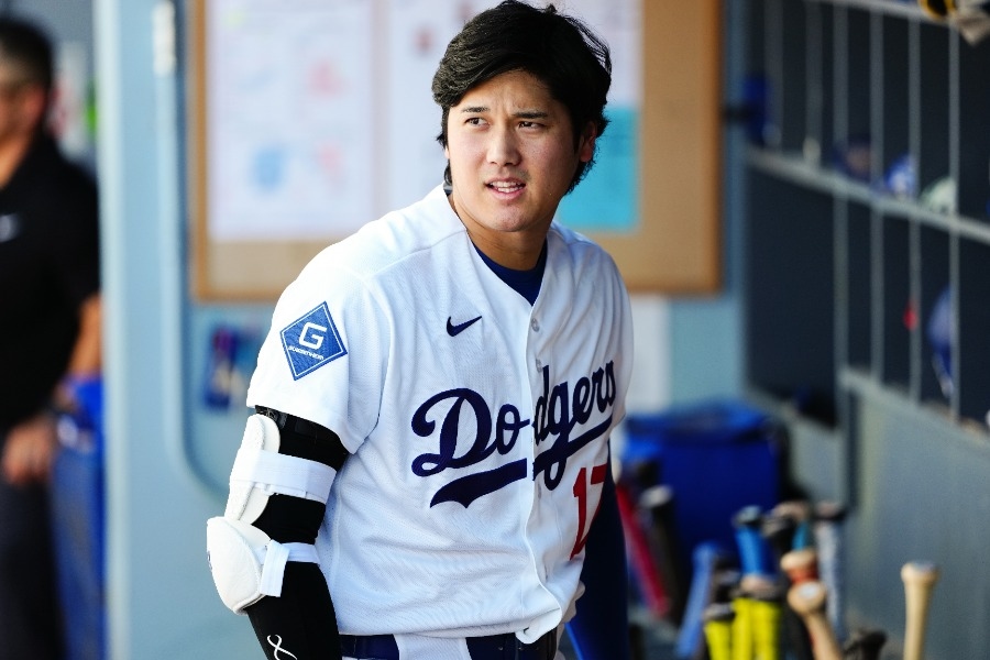 大谷翔平右臂頸部不適 近1月首度缺陣