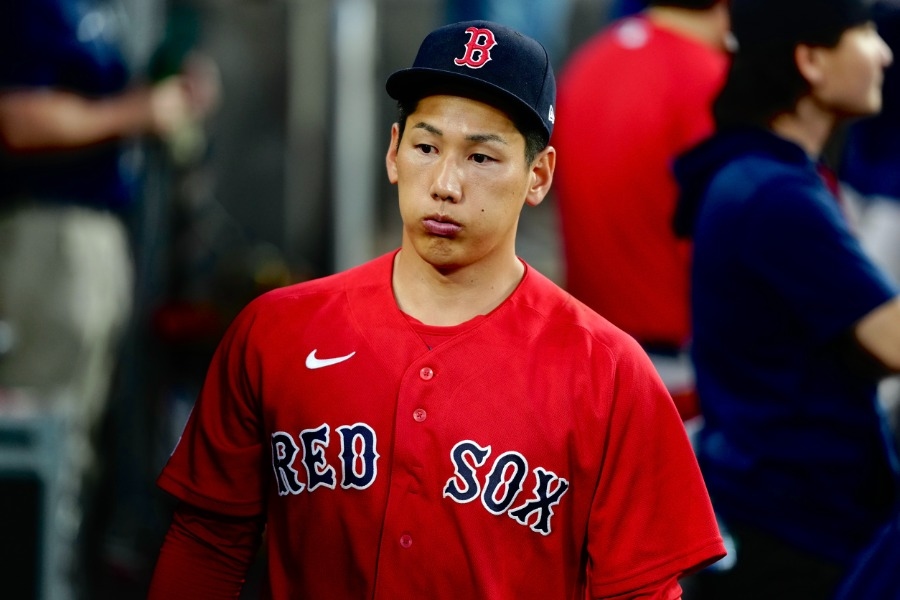 吉田正尚2安助紅襪逆轉 田口壯留意板凳互動