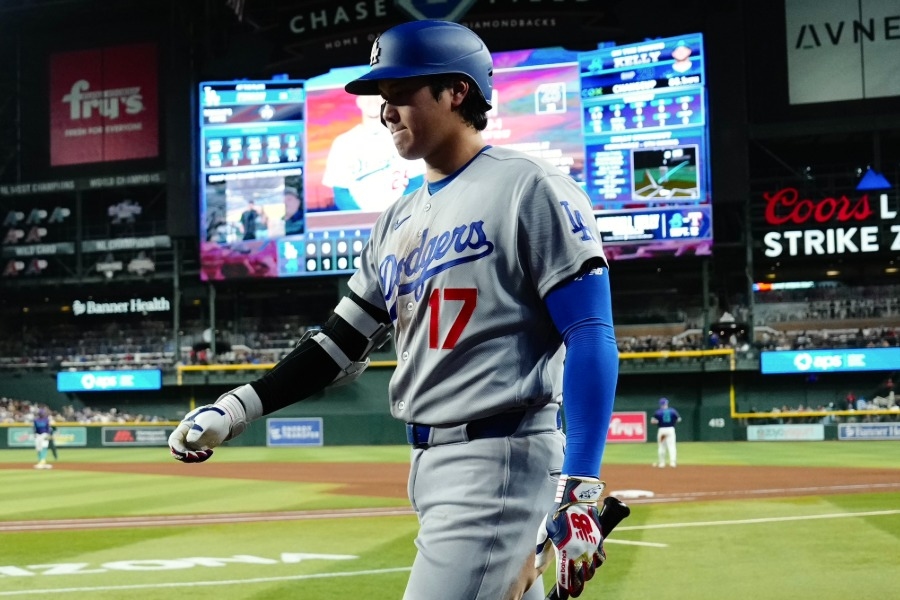 大谷翔平盜壘失敗未挑戰 道奇7連敗