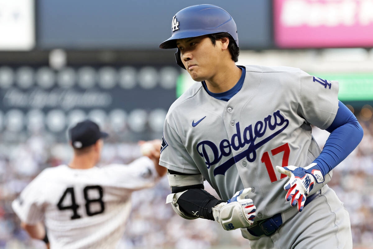 大谷翔平雙重賽3安 道奇系列賽勝越洋基