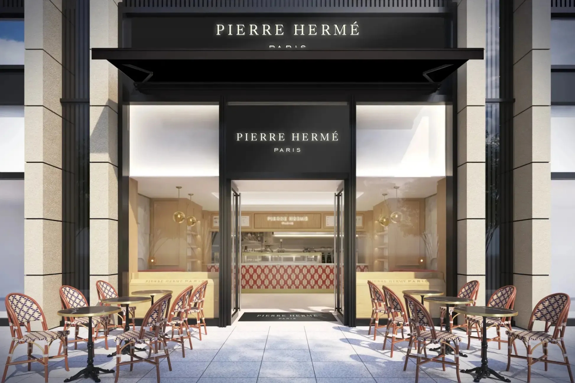附設咖啡座的「Pierre Hermé Paris」新店進駐丸之內