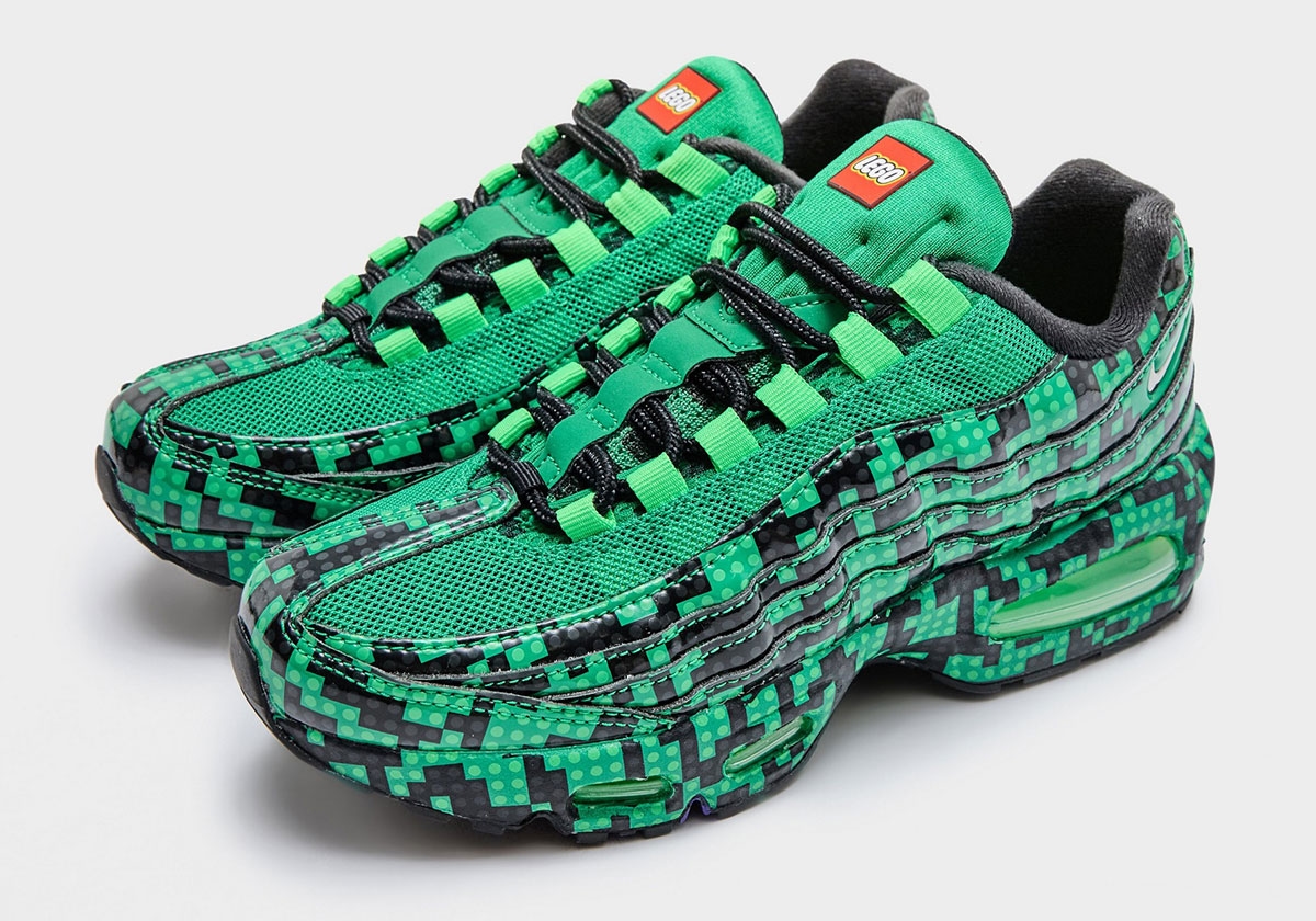 LEGO x Nike Air Max 95「Lucky Green」童鞋官方圖曝光 2026 登場