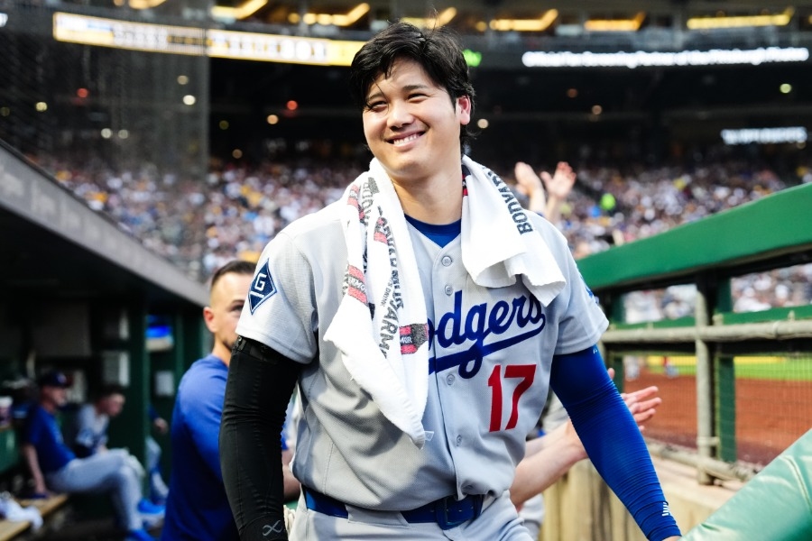 道奇分區封王 MLB賀圖放進大谷翔平