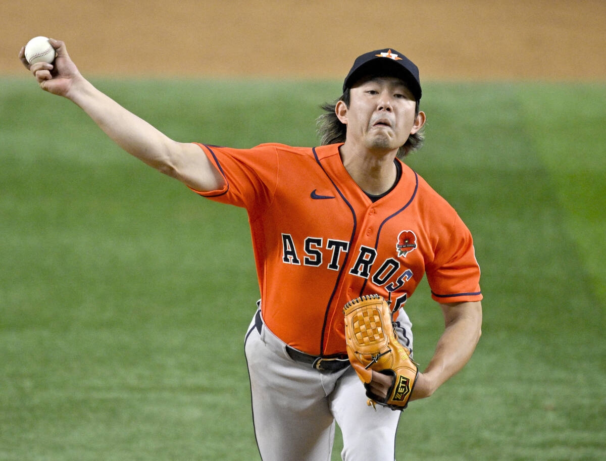 今井達也6局無安打退場 太空人9比0遊騎兵完成接力無安打