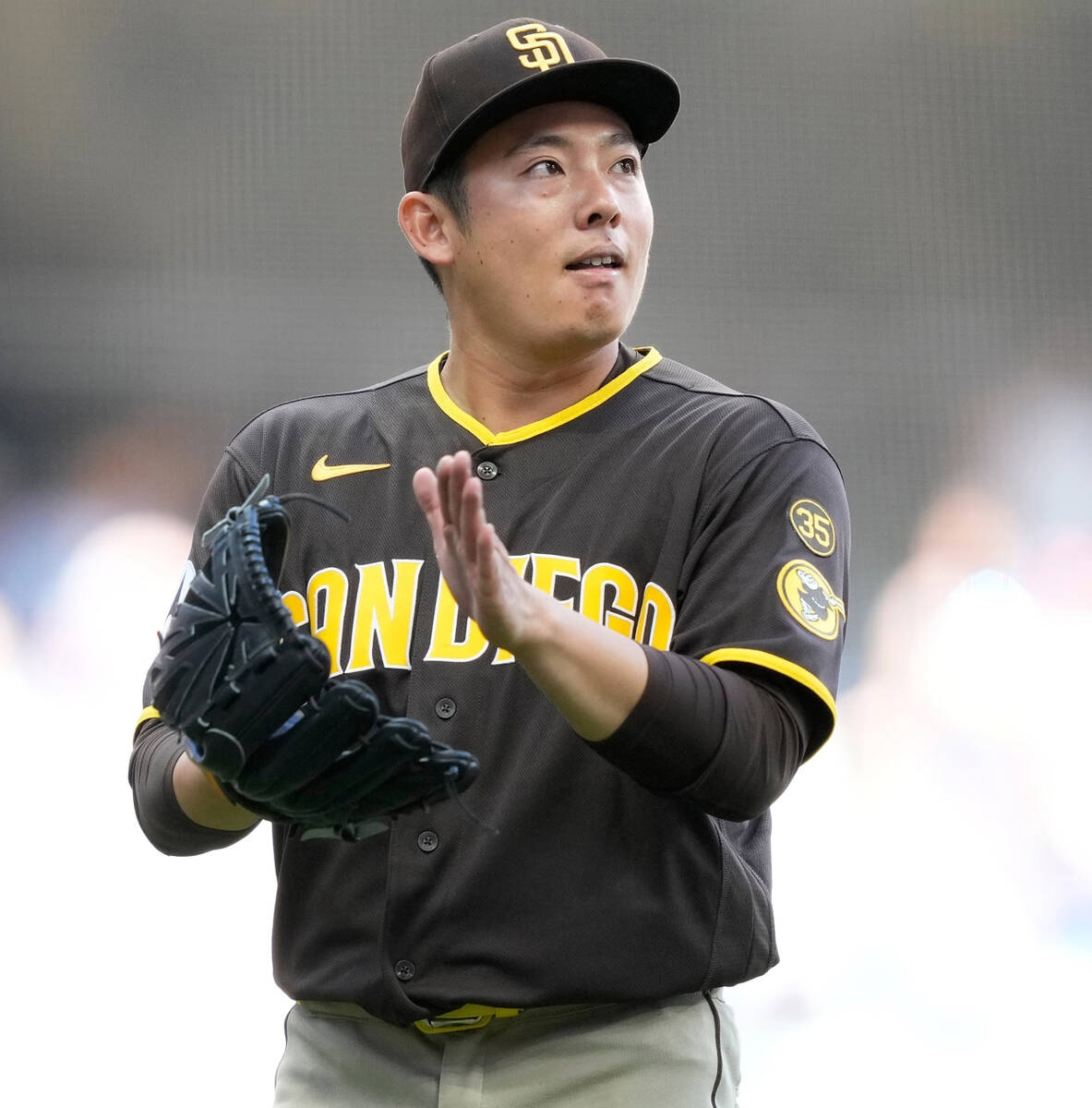 松井裕樹1局12球三上三下 防禦率降到0.60