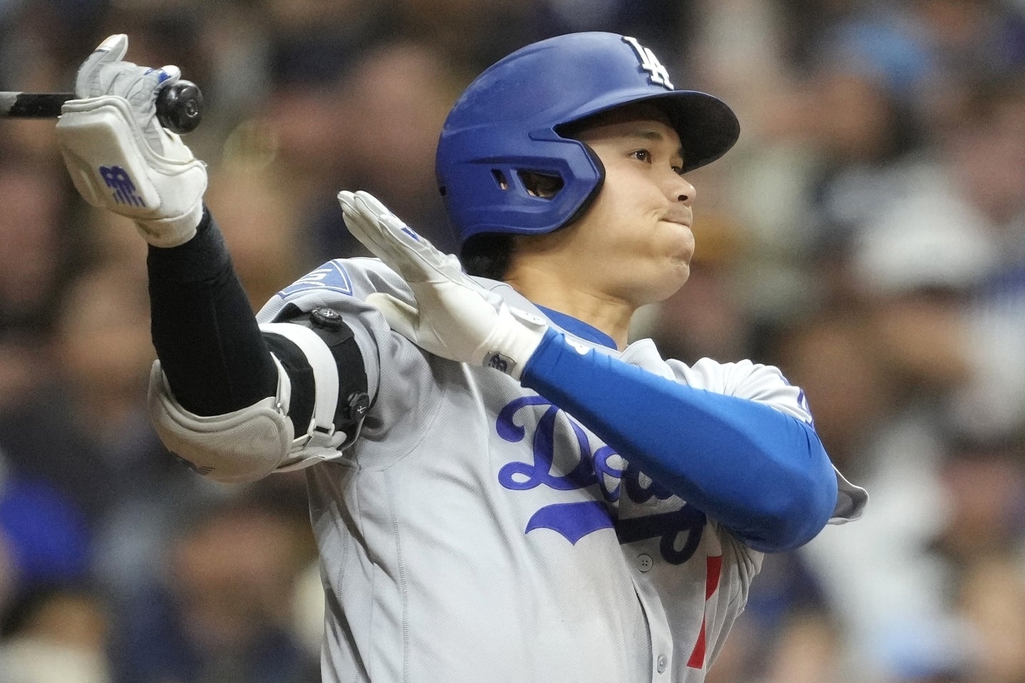 道奇僅3安1比5負釀酒人 大谷翔平犧飛帶回唯一分數