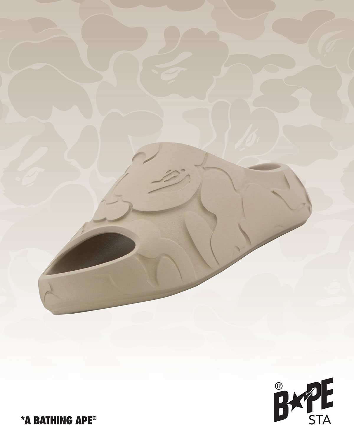 Bape 全新 Slides 以立體成型 Camo 上腳 5/30 多配色登場
