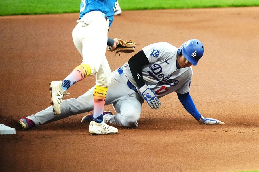 大谷翔平盜壘遭改判出局後5分鐘 道奇先發挨3分砲首局0比4落後