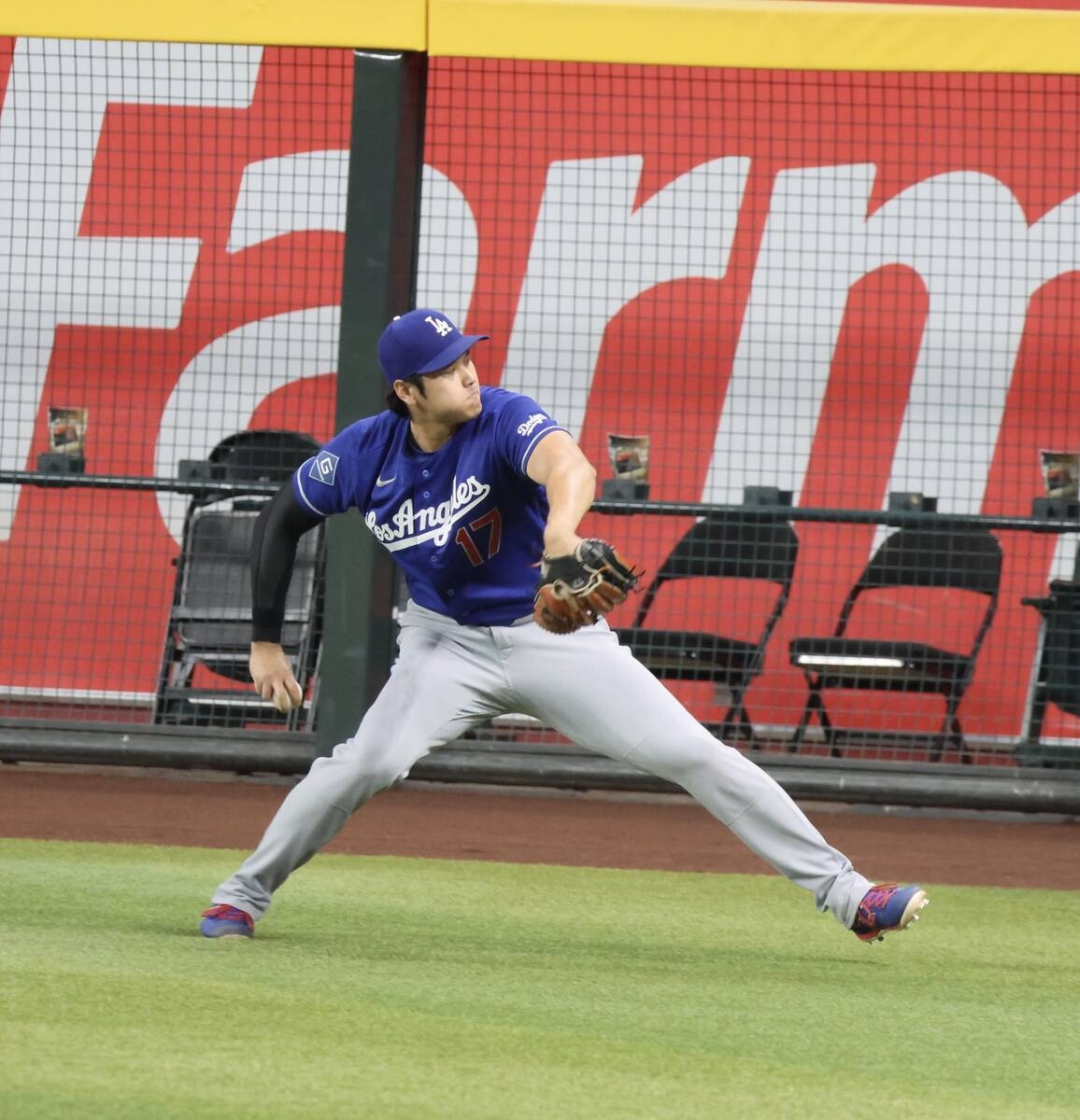 大谷翔平先發前一天練投加助跑 道奇作客響尾蛇續拚6月首轟