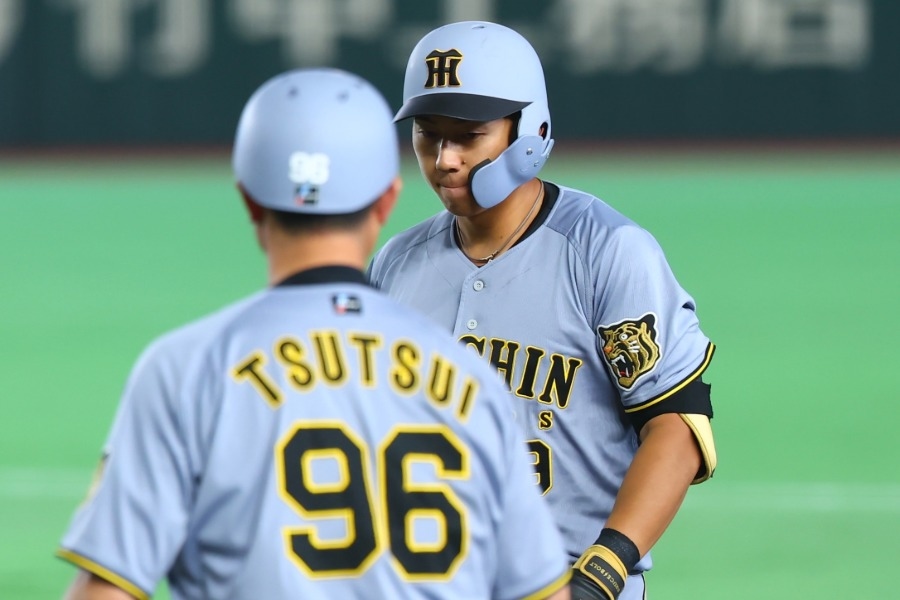立石正廣東京巨蛋敲2分打點先馳得點安 阪神菜鳥連4戰敲安