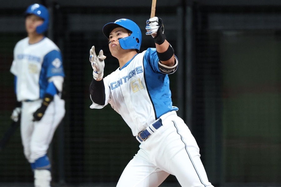 杏野珠希接到今川優馬轟球 火腿再見逆轉