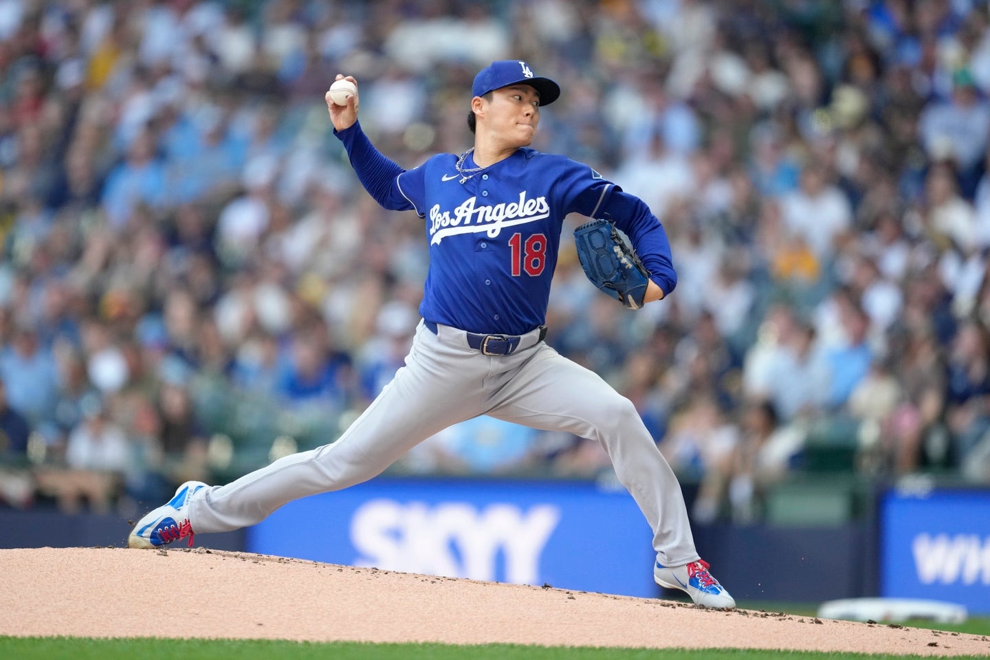 山本由伸7局失1分拿第4勝 道奇5比1客場勝釀酒人