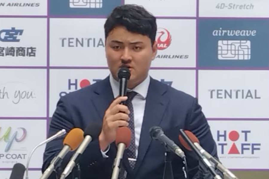 佐佐木麟太郎加盟馬林魚 哽咽感謝軟銀