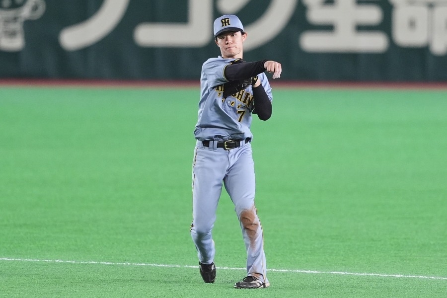 中野拓夢8局守住三壘跑者 阪神0比1輸巨人