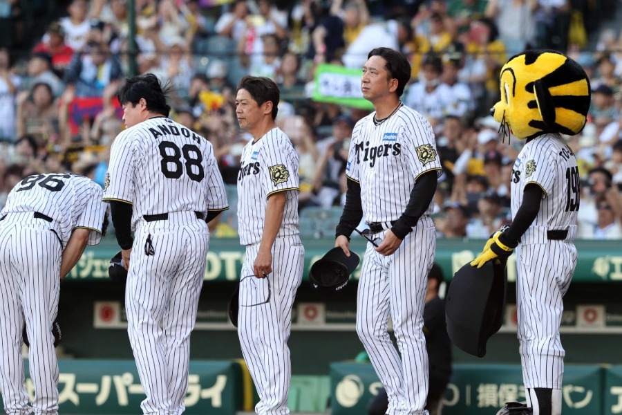 阪神吞本季最慘7連敗 坂本誠志郎賽後拍肩鼓勵隊友