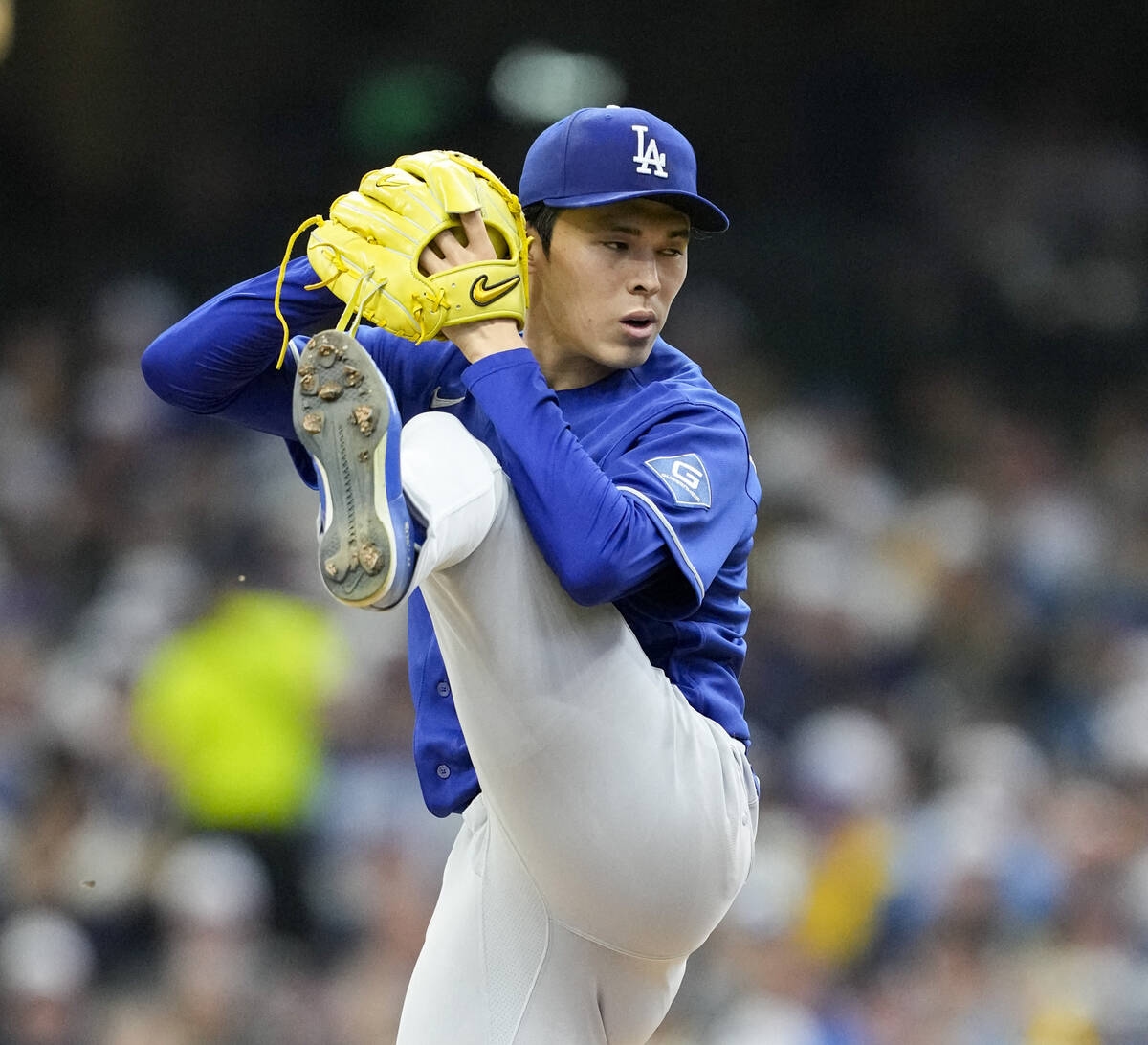 佐佐木朗希首局失3分仍奪第3勝 道奇11比3止對釀酒人9連敗