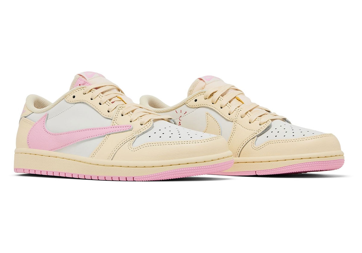 Flight Club 傳出抽籤販售 Travis Scott x Air Jordan 1 Low「Pink Pack」定價入手機會