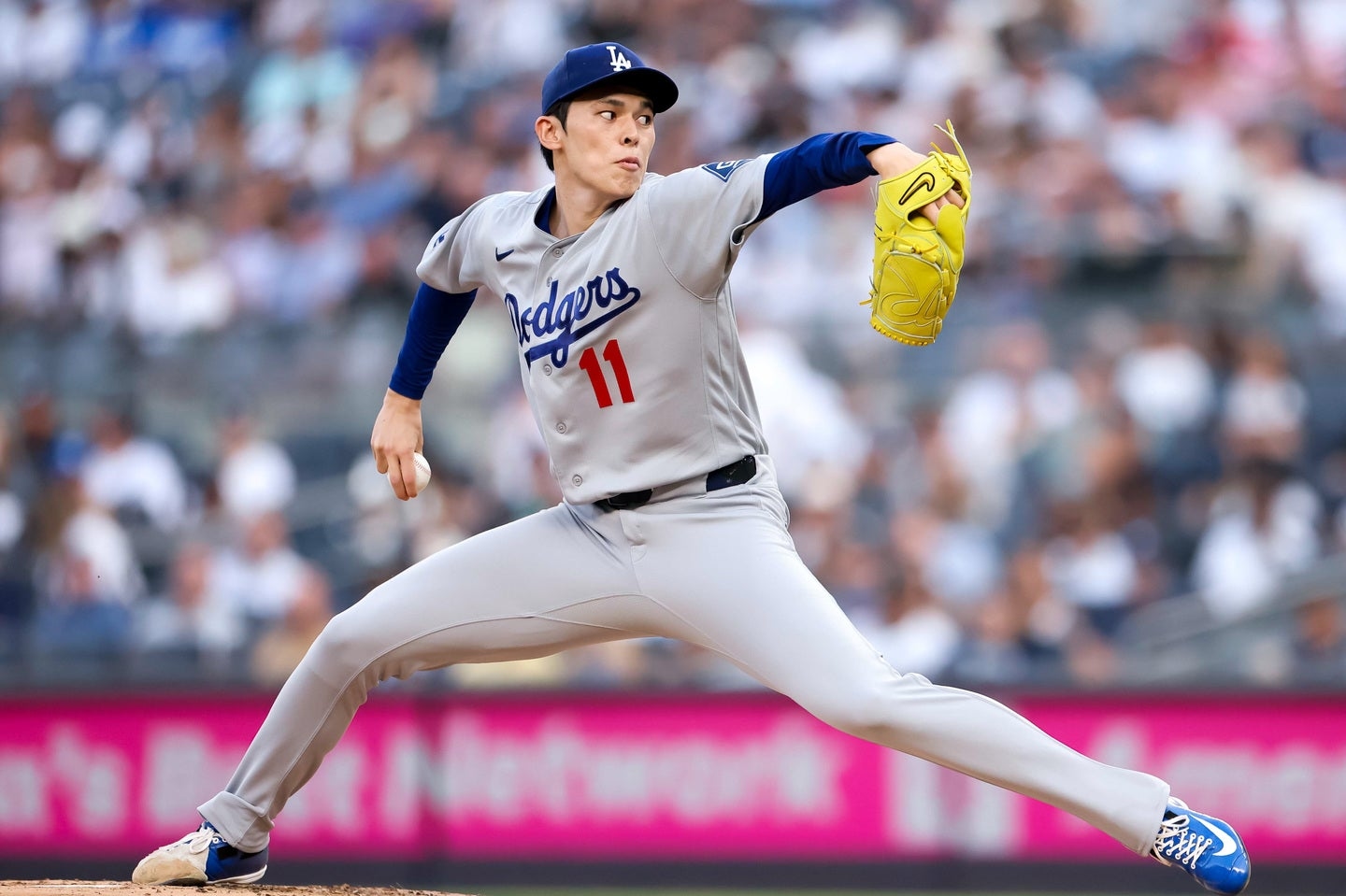 佐佐木朗希5局失2分 帶勝投資格退場