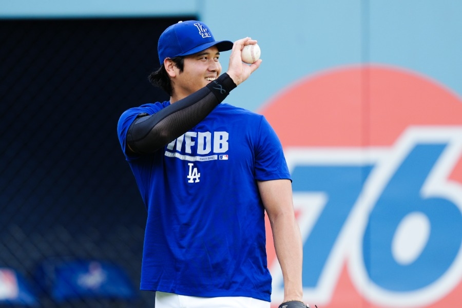 大谷翔平戶外打擊練習 LA媒體注意到變化