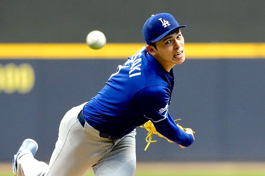 佐佐木朗希首局亂流後回穩 道奇11比3勝釀酒人