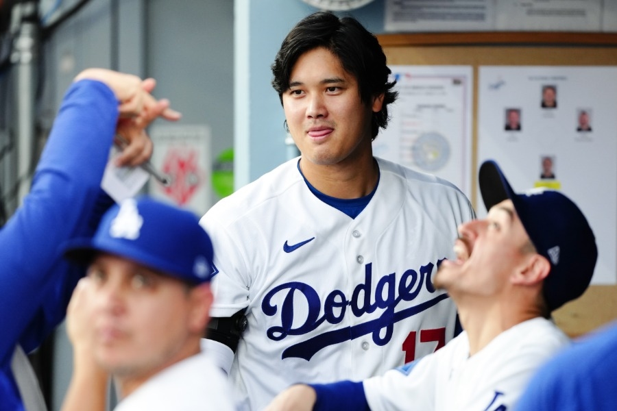 大谷翔平連3戰休兵 Vesia板凳互動掀討論