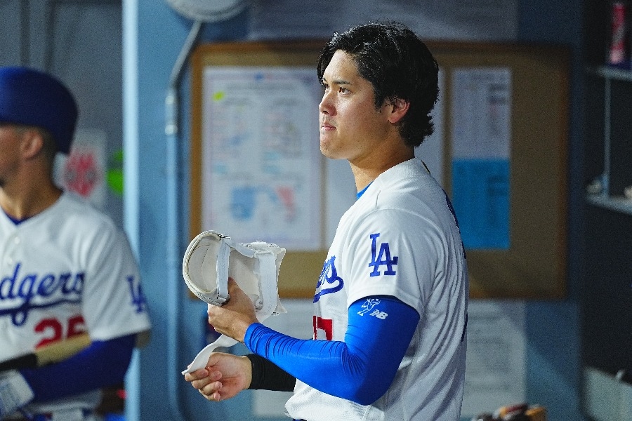 大谷翔平26天來首度未先發 記者追問交易傳聞