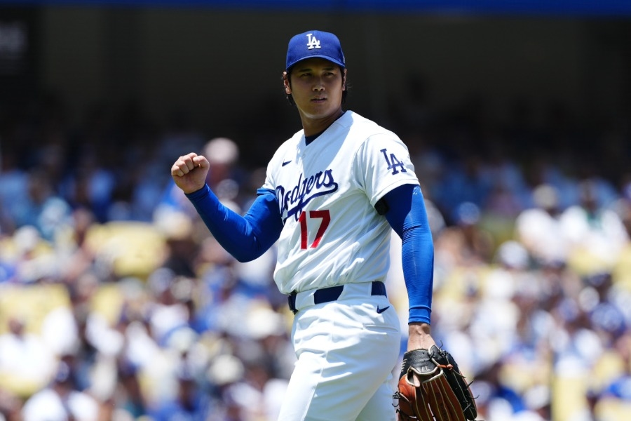 大谷翔平5局失4分仍拿第7勝 退場後對Freddie Freeman露笑