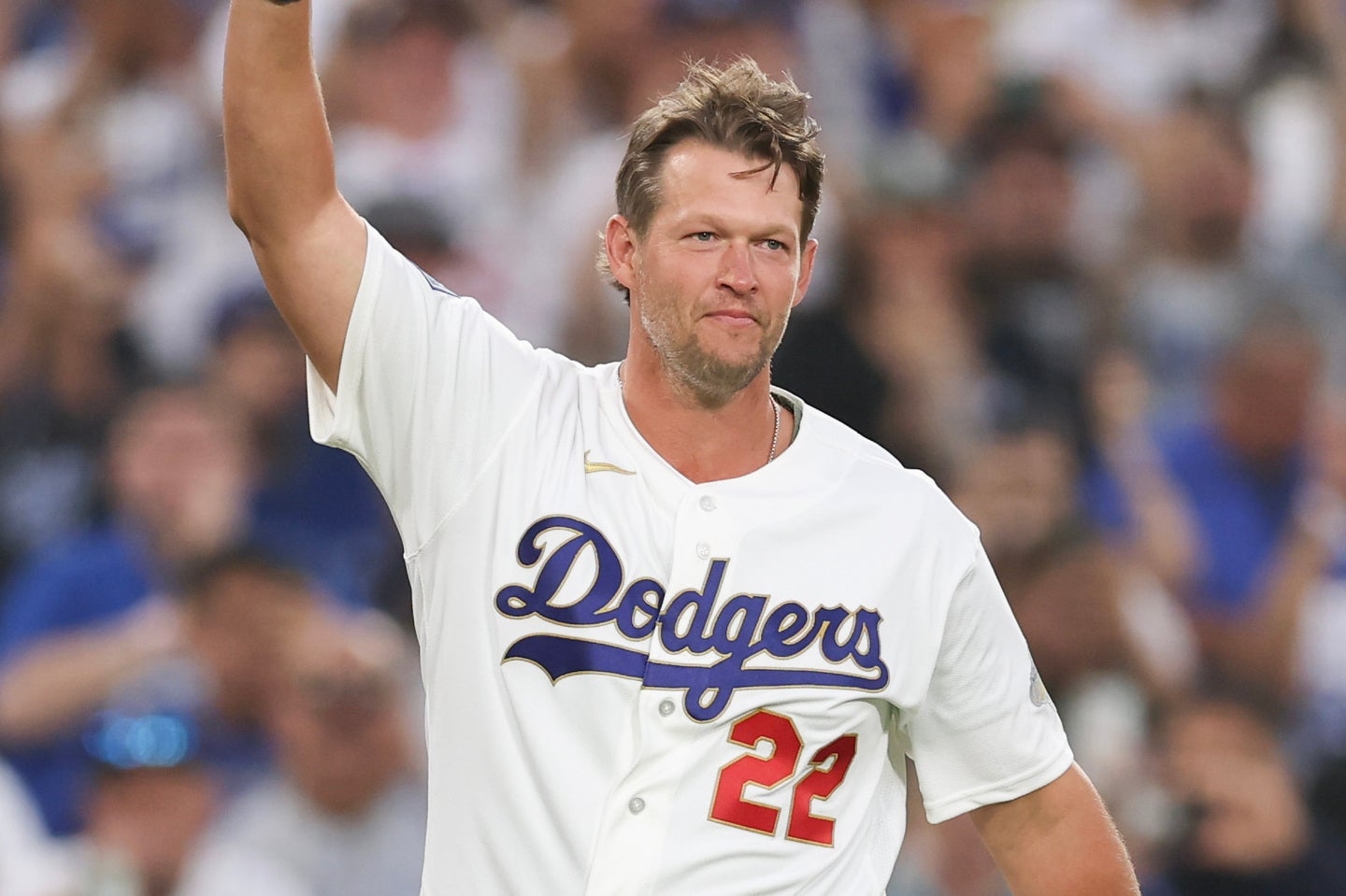 Clayton Kershaw現身道奇球場 道奇2比3輸紅襪