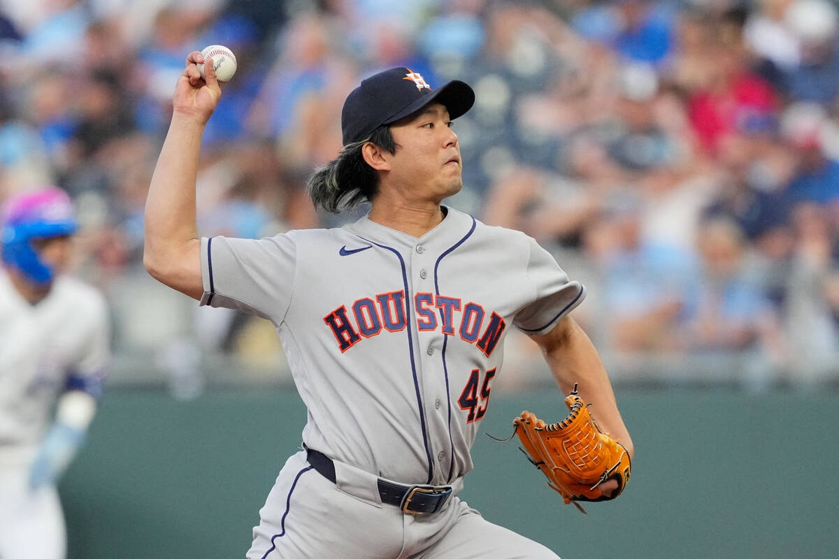 太空人今井達也指叉球傷到拇指指甲流血 3.2局失2分提前退場
