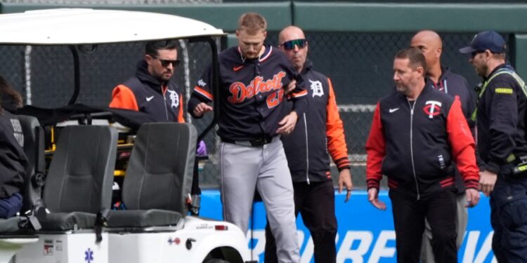 MLB/老虎隊外野手梅多斯與隊友相撞重傷 事故引發球迷震驚 MLB/老虎隊外野手梅多斯與隊友相撞重傷 事故引發球迷震驚