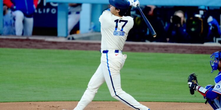 MLB/大谷翔平本季首轟洛城 連續45場出壘引爆道奇球迷熱情 MLB/大谷翔平本季首轟洛城 連續45場出壘引爆道奇球迷熱情